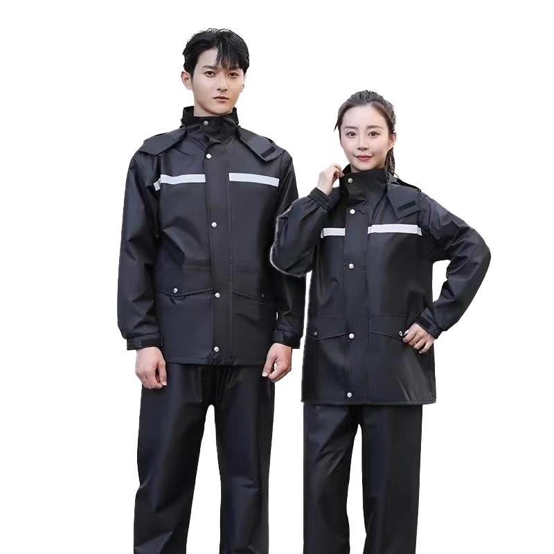 Adult Reflective Split Rain Suit Set 2XL