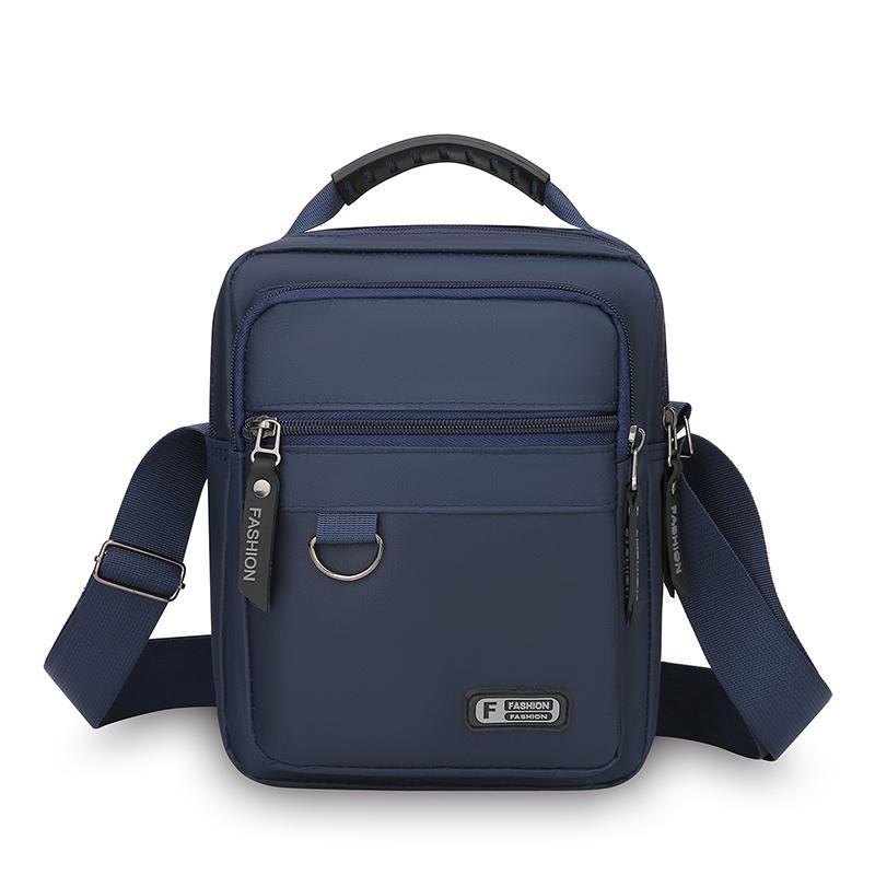 Men's Shoulder Bag Business Leisure Large Capacity Portable Handbag Multi Layer Waterproof Male's Crossbody Bags
