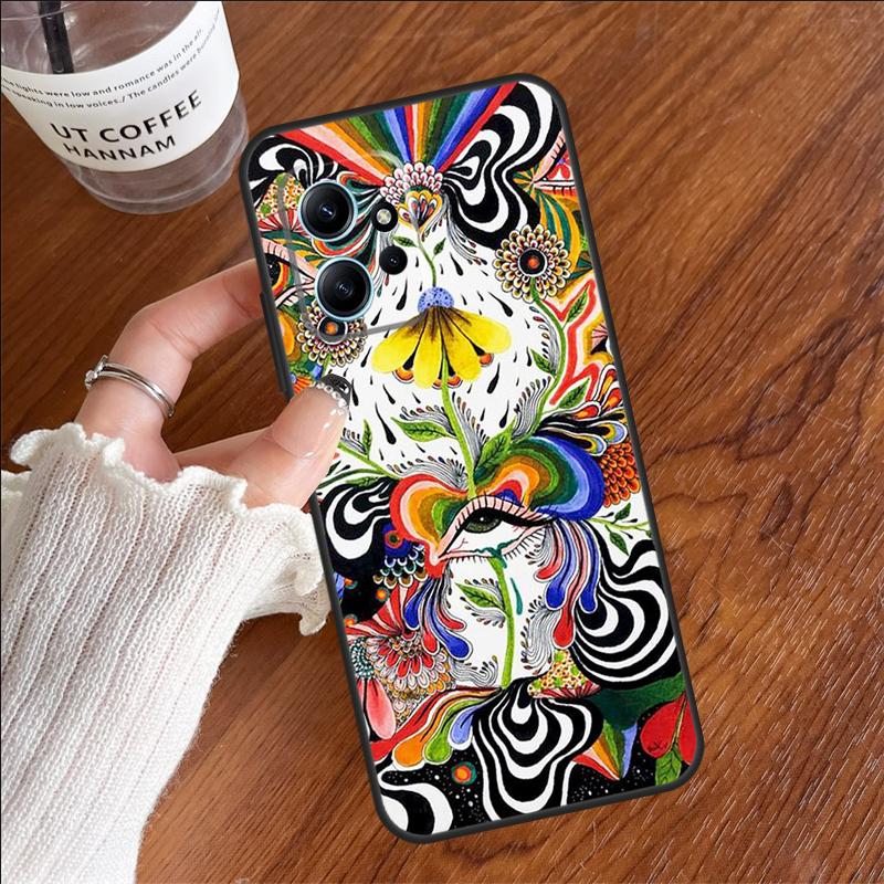 Colorful Psychedelic Art Case For Xiaomi Redmi 14C 13C 12C 10C Redmi Note 14 13 11 9 10 12 Pro 9S 10S 11S 12S Cover