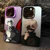 T-Tokyo Anime Ghoul Handyhülle Farbe Silber Hülle Für IPhone 17 16 15 14 13 12 11 Pro Max Plus
