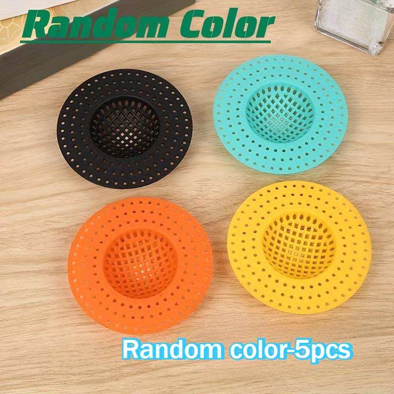 

5/10pcs Kitchen Sink and Bathroom Drain Filter |Plastic Floor Drain Cover for Clogging Prevention and Pest Control Sink Strainer