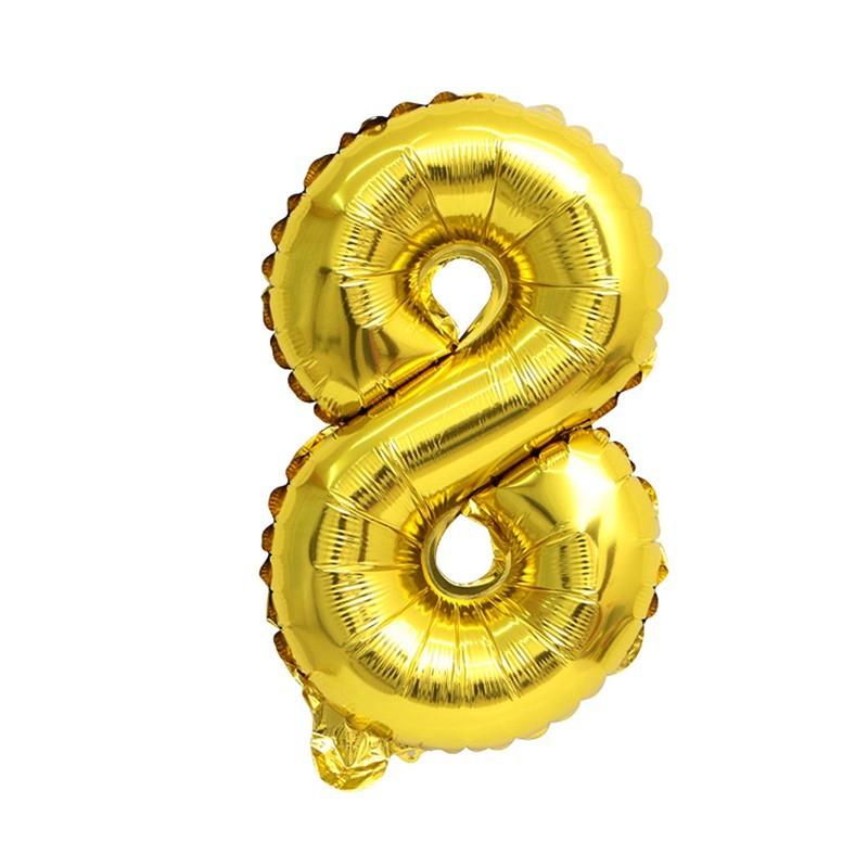 16 Inch Foil Birthday Balloons Air Helium Number Balloon Happy Birthday Party Decoration Balloons