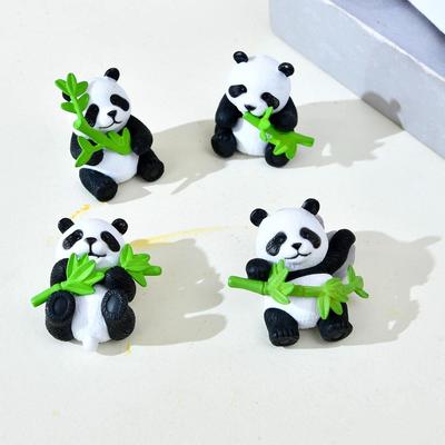 Panda Set Combo of 4 for Table Home Decor, Valentine Panda Miniature Unique Gifts New