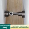 Heavy-Duty Magnetic Door Stopper Stainless Steel Strong New Design for Bedroom Home Safety