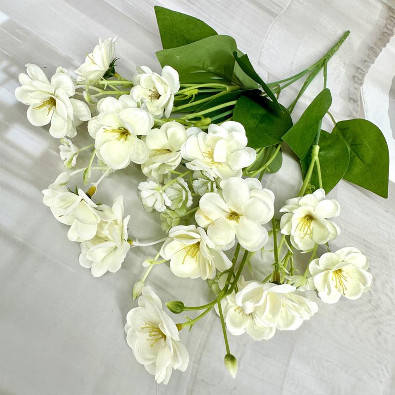 Flower Artificial Jasmine Wedding Hotel Restaurant Decoration Ornament Desktop