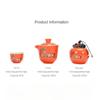 Creative Ceramic Portable Travel Tea Set, Father's Day Gift, Dad's Gift for Elderly Chinese Tea Set