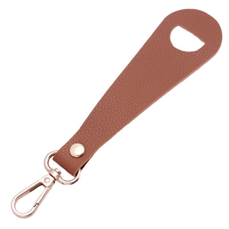 PU Leather Hat Clip: Portable, Hands-Free Holder for Sun and Baseball Caps - Anti-Loss Buckle Design.