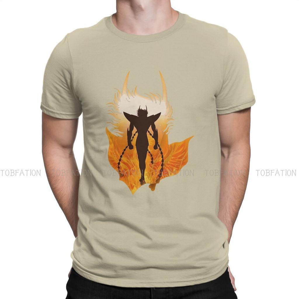 Saint Seiya Anime Pánské Tričko Cool Módní Tričko 100% Bavlna Originální Mikiny Hipster