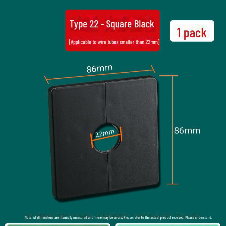 "Cubierta Decorativa para Agujero de Pared para Tuberías de Aire Acondicionado y Grifo"