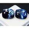 20 Ct Blue Sapphire Cushion Cut Natural Loose Gemstone Pair Ring Size CERTIFIED A-5185