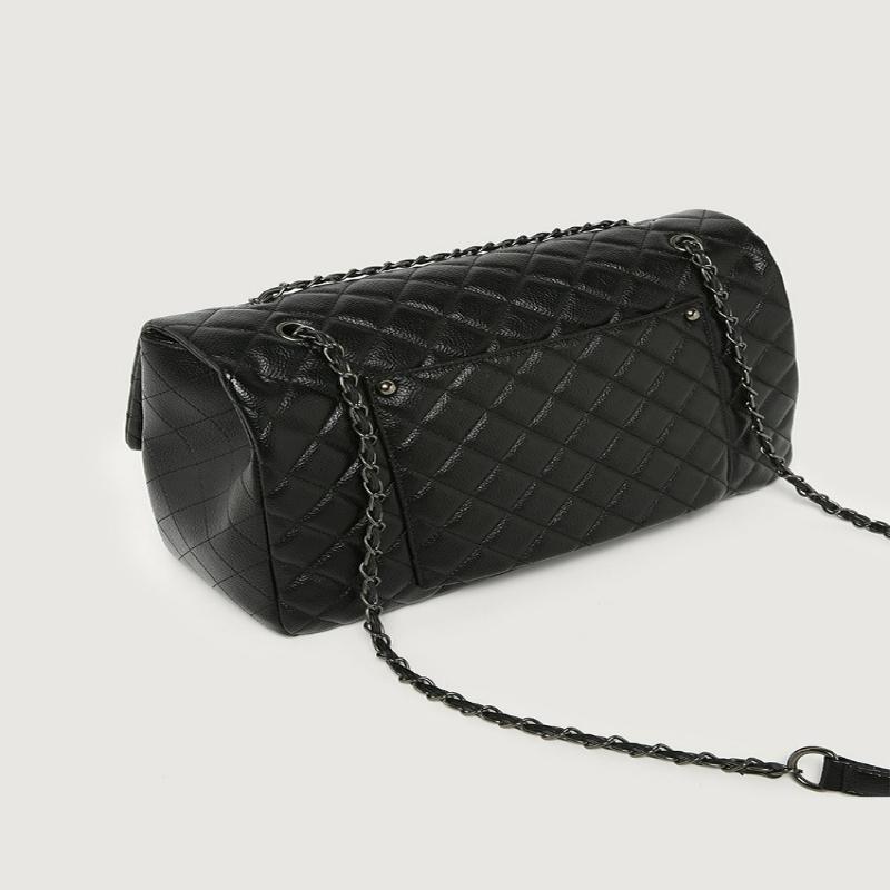 Xiaoxiangfeng Diamant Ruit Ketting Tas, Grote Tas, Crossbody Tas, Mama Tas, Reistas, Pendeltas