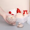 Santa Claus Aromatherapy Candle Cup Silicone Mold for DIY Gypsum Cement Jar Dropper Mould Bell Pinecone Storage Box Home Decor