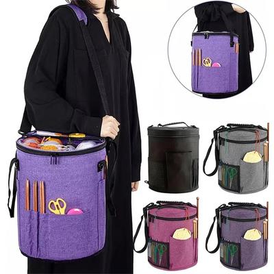 Hooks and Needles Storage Knitting Yarn Storage Bag Portable Tote Bag  for DIY Knitting Enthusiasts