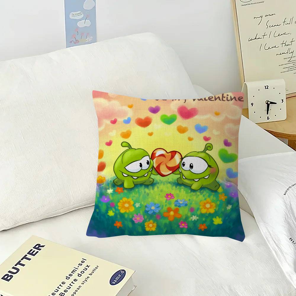 Anime o-o-Om Fun Nom Stories  Pillow Gift Home Office Decoration Bedroom Sofa Car Cushion Cover Case 45x45