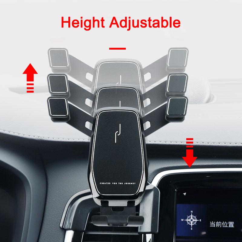 Car Phone Holder Air Vent Clip Clamp Mobile Phone Holders for Volvo XC90 Accessories 2015 2016 2017 2018 2019 2020 2021 2022