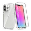 360 Full Body Front Back Clear Protective Phone Case For 17 16 15 12 13 14 11 Pro XS Max 7 8 Plus Soft Hard Back Cover