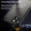 For iPhone 14 Plus Case PC+TPU Frosted Phone Back Cover