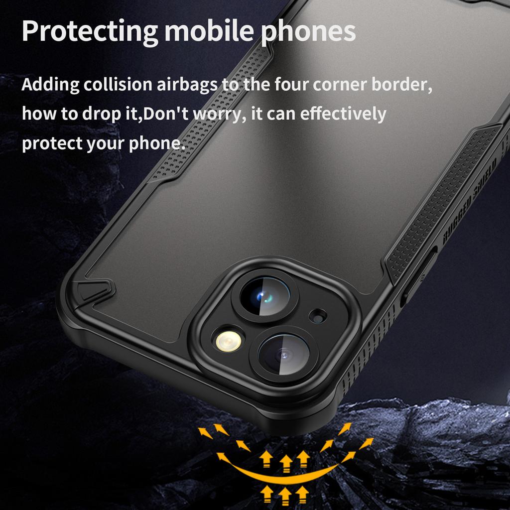 Etui na iPhone 14 PC+TPU Matowe Etui na Tył Telefonu