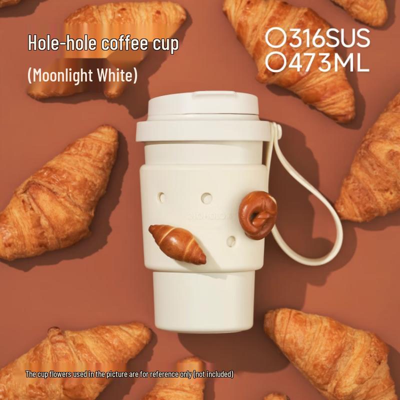 HOLOHOLO DD-03 Portable 316L Stainless Steel Insulated Mug