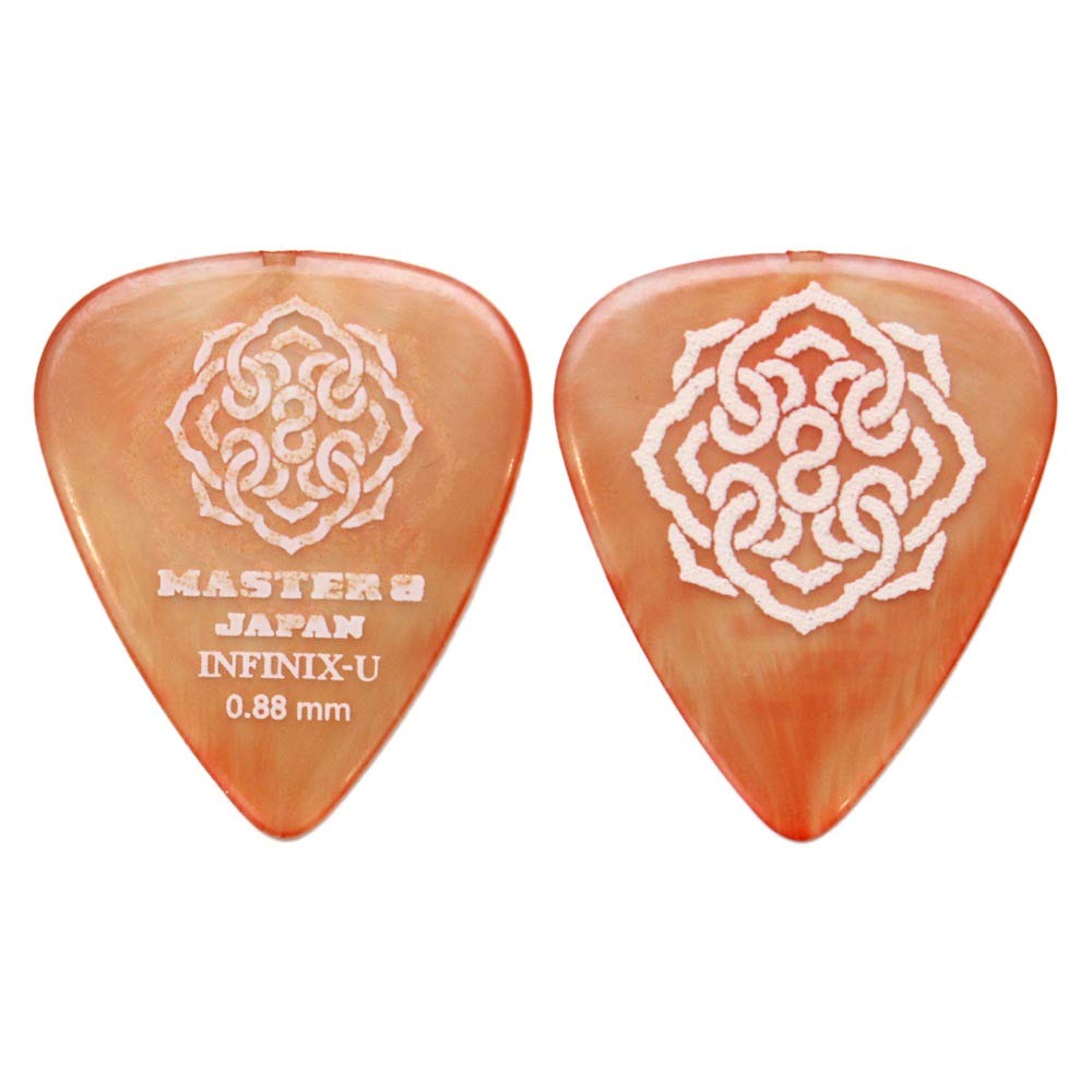 

MASTER 8 JAPAN IFU-TD088 INFINIX-U TEARDROP with Hard Grip 0.88mm Guitar Picks x 10