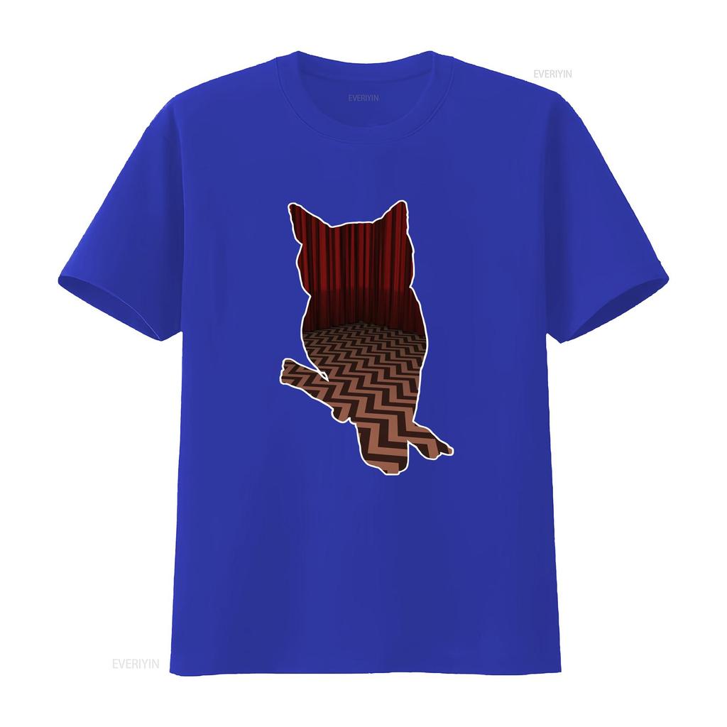 Twin Peaks TV T Shirt Men Vintage Short Sleev Clothing Red Vintage Washed Stretched Breathable Fashion Top For Everyday Wear
