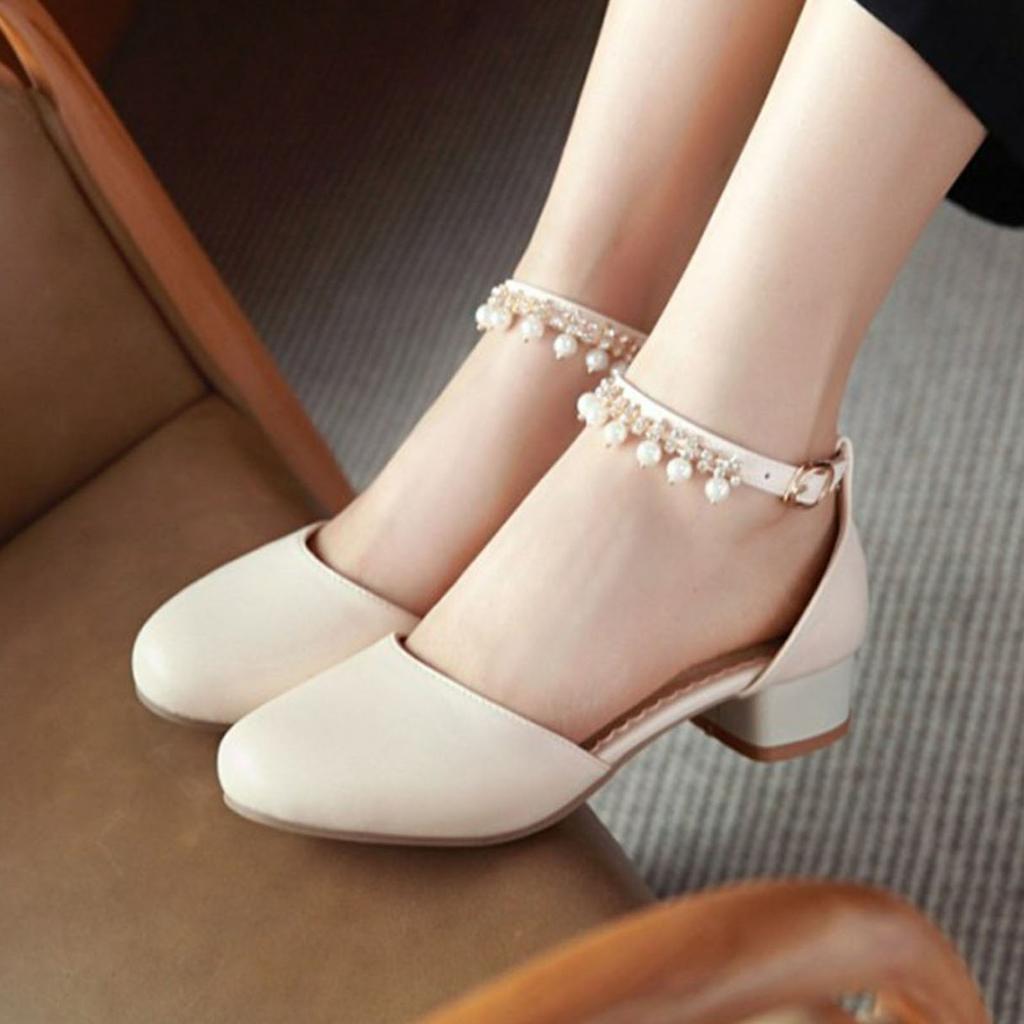 Girls Beaded Princess High Heels Leather Sandals Formal Occasion Children Wedding Bridesmaids Celebration Gala Shoes Teen Girls