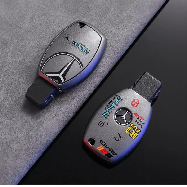 

New 2025 Car Smart Key Case Cover For Mercedes Benz A B G R Class GLA CLA GLK GLC CLS W176 W204 W251 W463 W205 A200 A260 Auto Ac