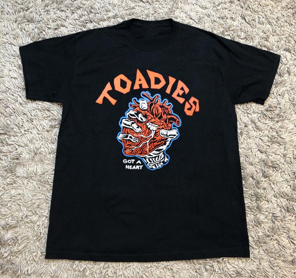 Toadies Band Album Concert Got A Heart Short Sleeve Black All Size Shirt HH91 Unisex T-Shirt XL