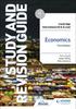 The Cambridge International AS/A Level Economics Study and Revision Guide Third Edition Book