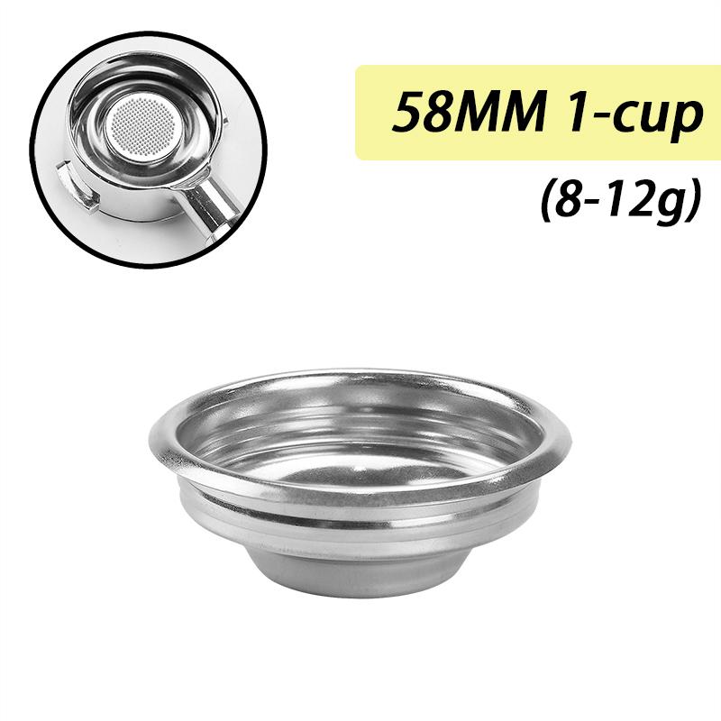 51MM Košík na kávový filtr Nepřetlakový 2 šálky Náhradní pro kávovar Delonghi EC9335 EC9665 Příslušenství Baristický nástroj