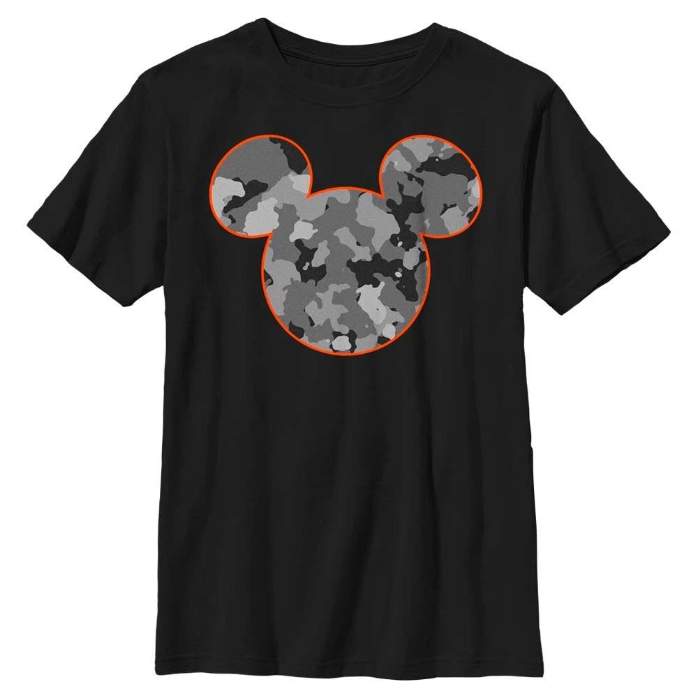 Boy s Disney Camo Mouse Icon T-Shirt M