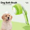 2-In-1 Dog Shampoo Brushs  Silicone Dog Bath Brushes  Pet Baths Brush for Dogs  Dogs Washing Brushs with Soap Dispenser  Pets Shower Cleaning Brushes