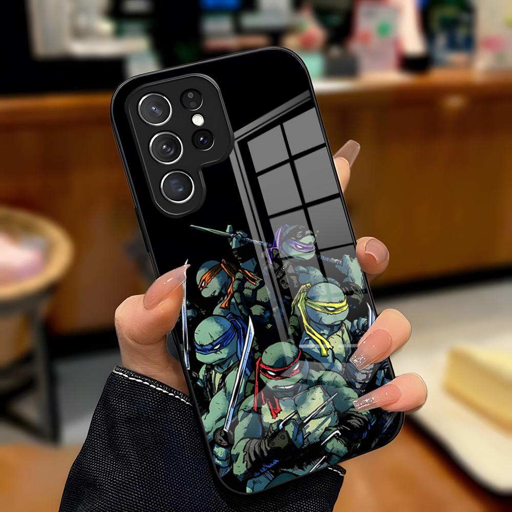 Teenage Mutant Ninja Turtles Phone Case For Samsung A25 A13 A33 5G A54 A36 A35 A56 A52 A14 Shockproof Glass Cover