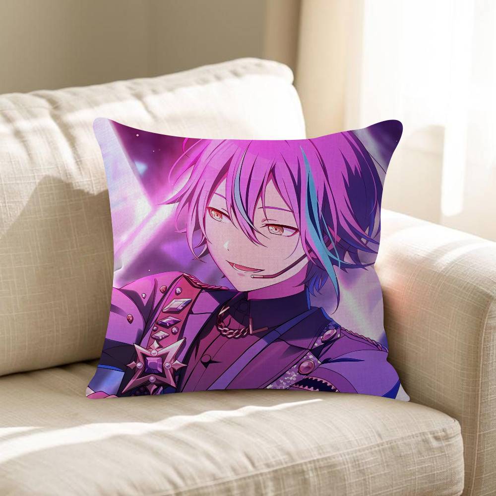 Character Kamishiro Rui PJSK Cushion Cover Car Throw Pillow Case For Sofa Car Christmas Gift