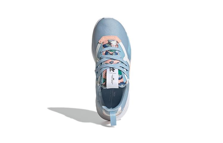 adidas Originals Flex Collection El C Abrasion Resistant Abrasion Resistant Low Top Kids' Running Shoes Light Blue Q47143