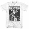 T-shirt Blanc Macho Man pour Adulte