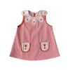 Girls Summer Sleeveless Striped Dress with Collar Cute Toddler Sundress