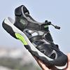Fashion Summer Athletic Sports Mens Sandals Outdoor Trekking Hiking Shoes Closed Toe Slippers Simple Beach Shoes Non-Slip Male Sandaly