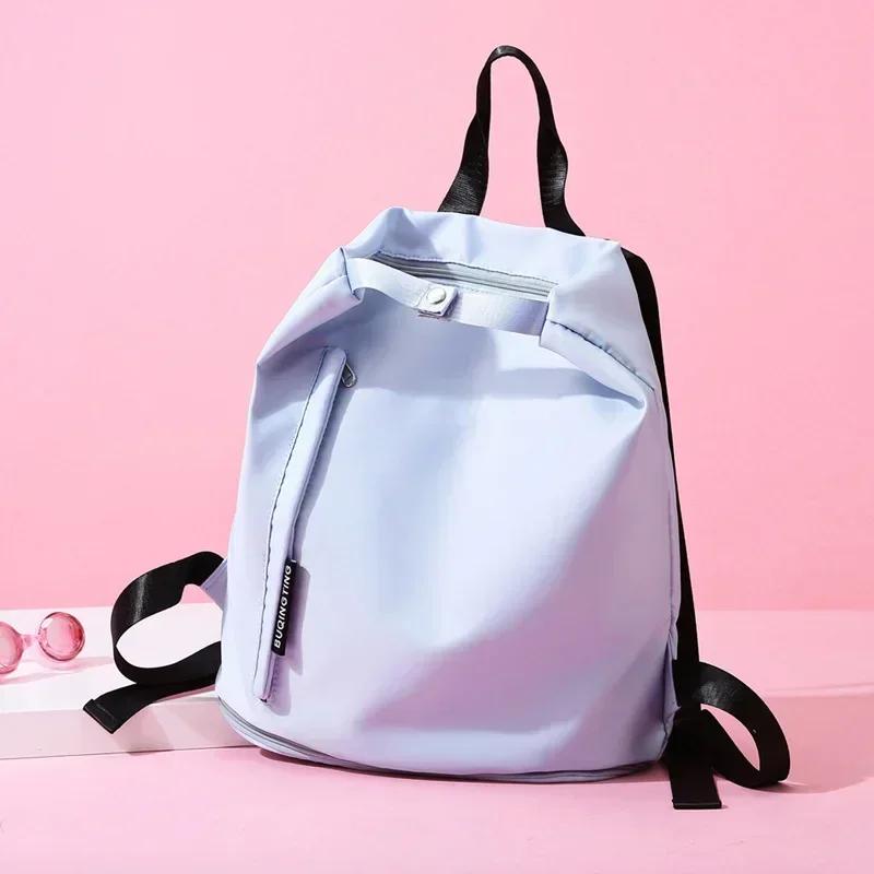 Women Dry And Wet Separation Travel Bags Gym Fitness Backpack Lightweight Waterproof Swim Yoga Sports with Shoe