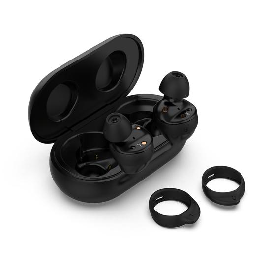 2 Pair Earplug Durable Broken-proof Silicone In-Ear Earphone Covers Cap for Shopping