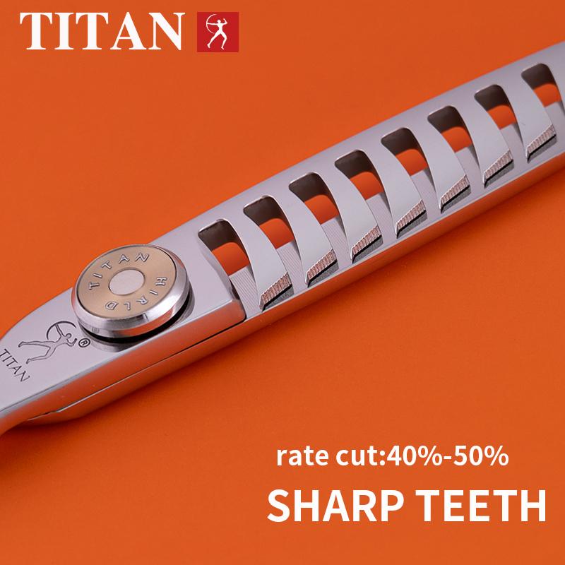 TITAN Professional Barber Scissors Cutting Thinning Hair Cut Tool New Item Hairdressing Shear 6inch Vg10 Steel Cnc