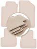 PREMIUM beige Fußmatten für: Peugeot 206 Schrägheck, SW, Kombi, CC, Cabrio 1998-2010
