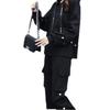 Plus-size Women's Autumn Clothing, Fashionable, Flesh-covering Sweatshirt, Slimming and Age-reducing Overalls, Two-piece Suit