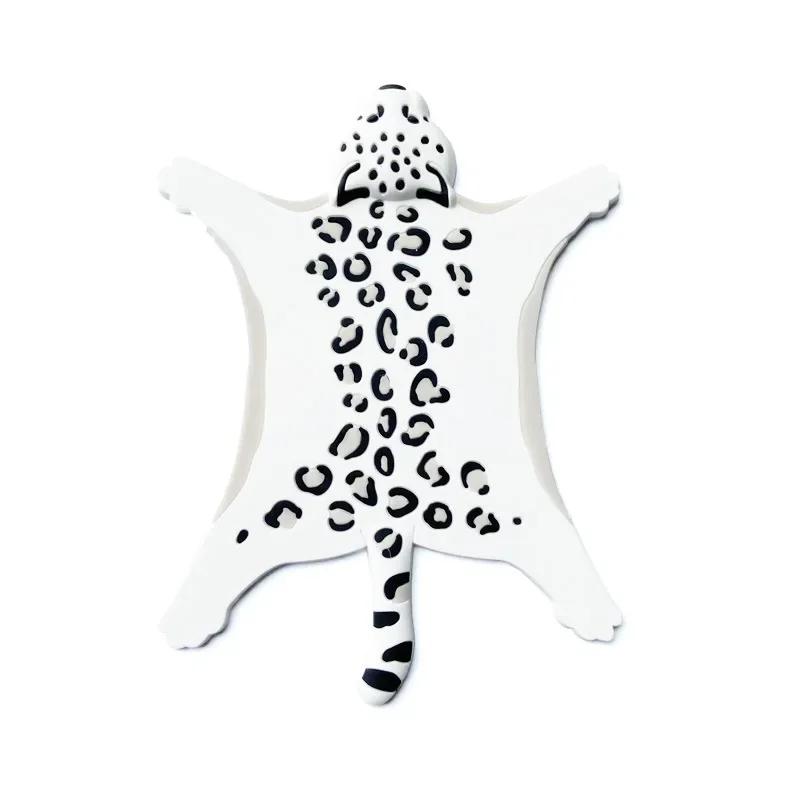 

Симпатичные силиконовые подставки, изолированные водой, нескользящие коврики, термостойкие коврики для чашек с мультяшными животными, тигровые леопардовые подставки для столовых приборов, домашняя кухня