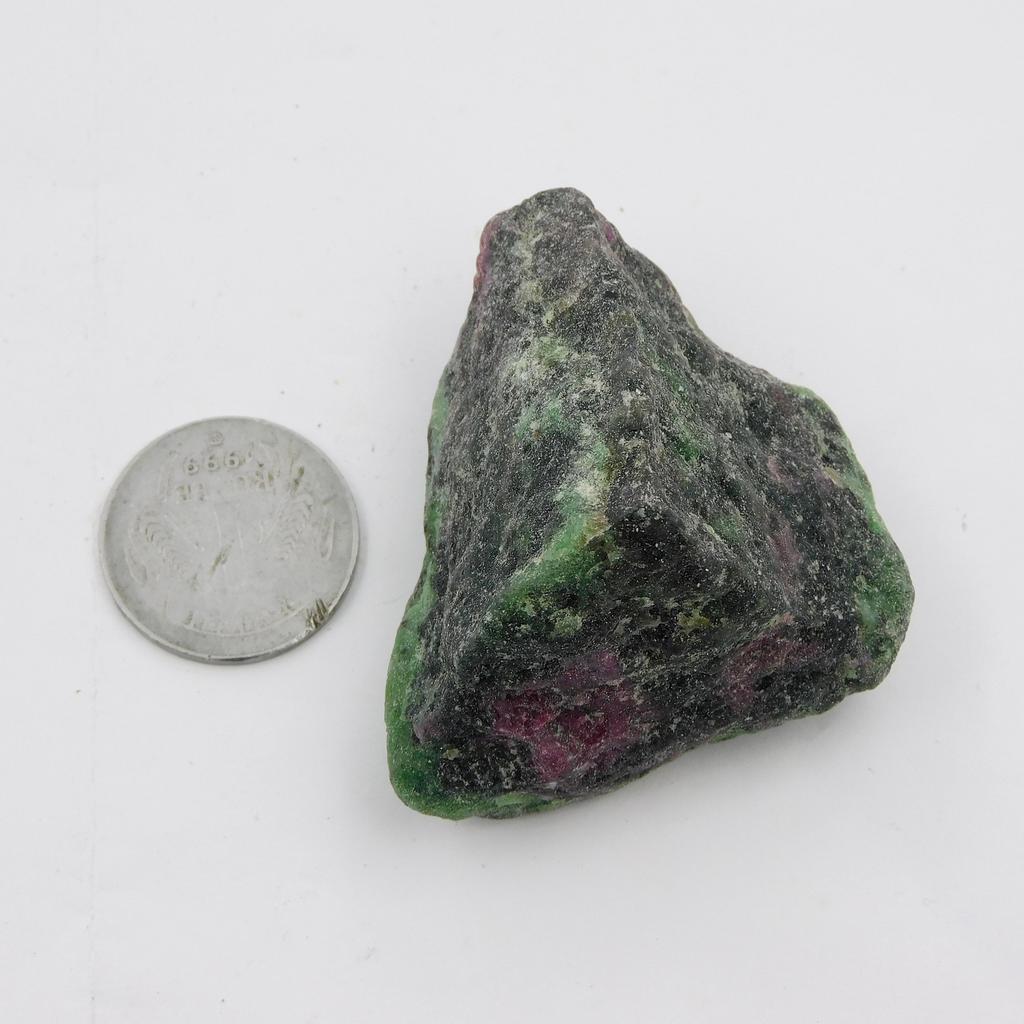 CERTIFIED 549.8 Ct Natural Ruby Zoisite Rough Earth Mined Red Green Gemstone P-357-sa