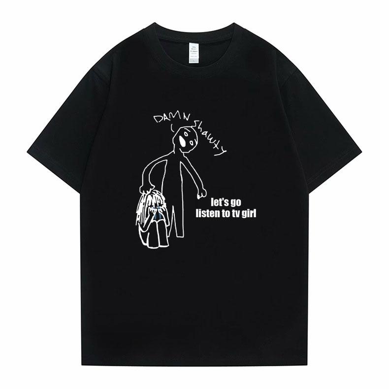 Cults TV Girl One Night Only Graphic Print T-shirt Unisex Vintage Tees Unisex Γυναικείο Casual Oversized T-shirt Unisex Βαμβακερό T-shirt