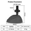 NonSlip Photography Tripods Foot Pad Rubber Construction 3/8 Universal Thread for Terrain Adaptability
