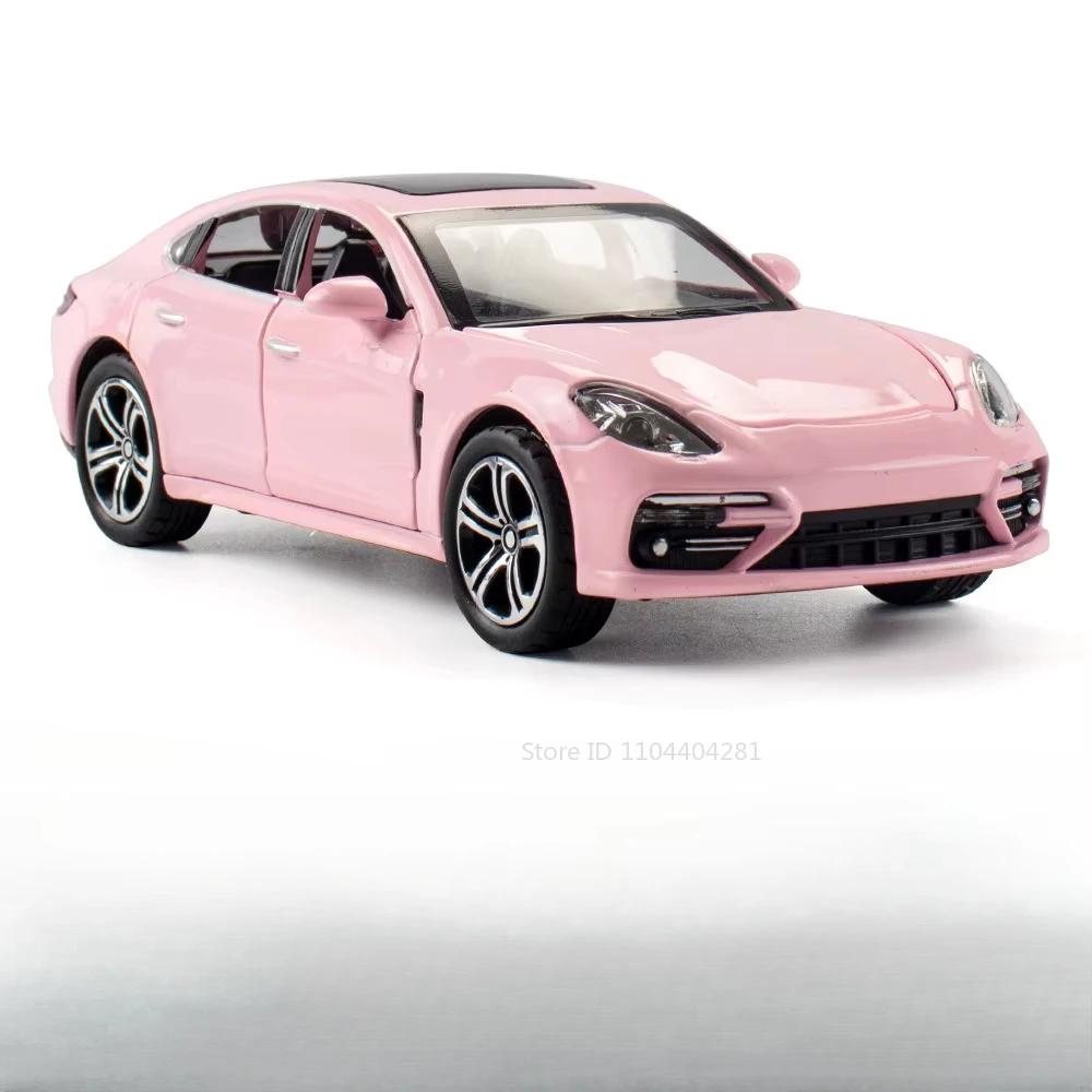 1:32 911 GT3RS Panamera Lega Miniatura Modello Giocattoli Diecast Porte Apribili Suono Luce Pneumatici in Gomma Veicoli per Regalo di Compleanno del Ragazzo