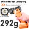 Flashlight Work Lamp Portable Light 4000mah USB Type-C Charging with Hook for Car Repairing, Garage, Jobsite, Power Outages