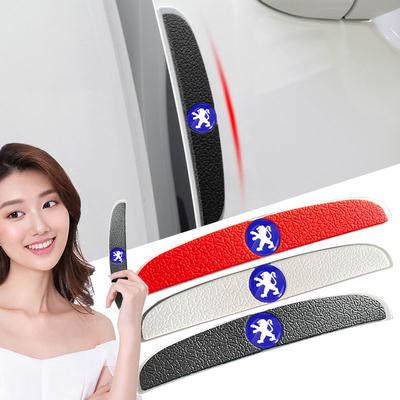 4Pcs Car Door Anti-Collision Strip Rearview Mirror Protection Sticker For 308 408 508 RCZ 208 3008 2008 206 207 108 406 407 408 206 207 208